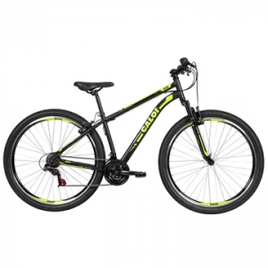 Bicicleta para Adulto Caloi Velox Aro 29 - 21 Marchas Quadro de Aço Freios V-Brake Preta
