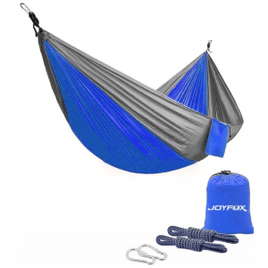 Imagem da oferta Rede De Dormir JOYFOX Camping Construção Rápida Portátil Dobrável Rede de Árvore Acampamento (Médio Azul)