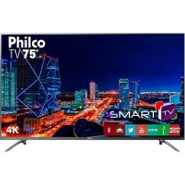 Imagem da oferta Smart TV LED 75" Philco PTV75e30DSWNT Ultra HD 4k 3 HDMI - Titânio