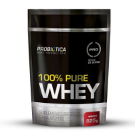 Imagem da oferta Whey Protein 100% Pure Whey Refil Pouch Probiótica 825g - Morango e Chocolate