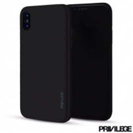 Imagem da oferta Capa Protetora para iPhone X Slim Finito em TPU Preta - Privilege - PRIVCFIPXBLK