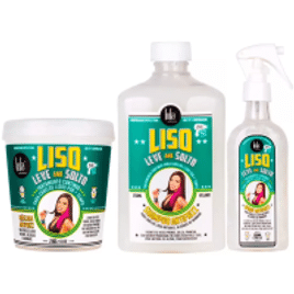 Imagem da oferta Kit Lola Cosmetics Liso Leve And Solto Shampoo 250ml + Mascara 230g + Spray 200ml