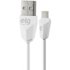Imagem da oferta Cabo Sincronização/Recarga USB Tipo-C Reversível, ELG, TCUSBE, Branco
