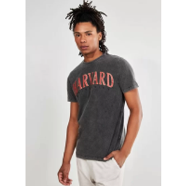 Imagem da oferta Camiseta Preta Marmorizada Harvard Masculina