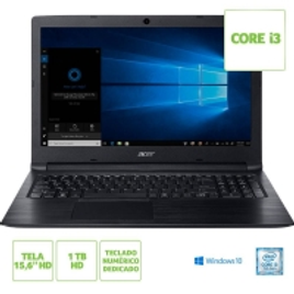 Imagem da oferta Notebook Acer Aspire A315-53-333H Intel Core I3 4GB 1TB LED 15,6" Windows 10