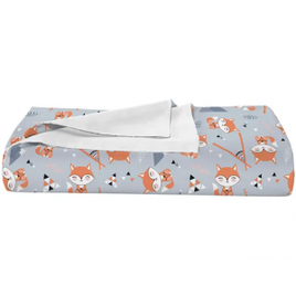 Colcha Infantil Solteiro 100% Algodão - 90 Fios Kids Cinza - Teka