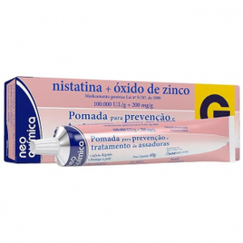 Pomada Nistatina Óxido de Zinco Neo Química 60g