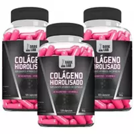 Imagem da oferta Kit 3x Colágeno Hidrolisado Dark Lab Collagen (360 Caps)