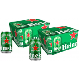 Imagem da oferta Cerveja Heineken Lager - Pack 24 Latas de 350ml