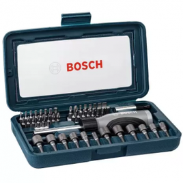 Imagem da oferta Kit de Bits e Soquetes com 46 Pecas Bosch Bosch 2607017399