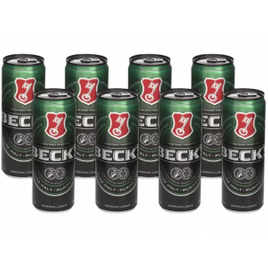 Imagem da oferta Cerveja Becks Puro Malte Lager 350ml - 8 Unidades