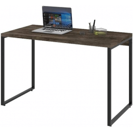 Imagem da oferta Compace - Mesa para Escritório Office Estilo Industrial 120m Kuadra Carvalho Dark/Est.Preta