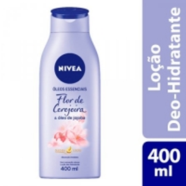 Imagem da oferta Loção Hidratante Nivea Óleos Essenciais Flor de Cerejeira 400ml
