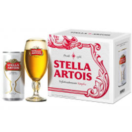 Imagem da oferta Kit Cerveja Stella Artois American Standard Lager - 8 unidades de 269ml