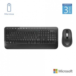Imagem da oferta Teclado e Mouse Sem Fio Desktop 2000 USB Microsoft - M7J00021