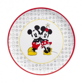 Prato Raso Mickey e Minnie Ícones 25cm - Home Style