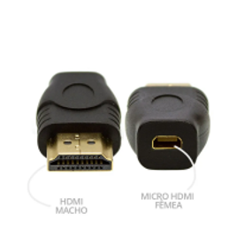 Imagem da oferta Adaptador HDMI Macho para Micro HDMI Fêmea