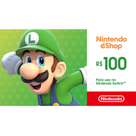 Imagem da oferta Gift Card R$100 Nintendo eShop