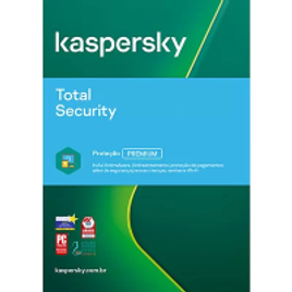 Imagem da oferta Antivírus Kaspersky Total Security 5 dispositivos Licença 12 meses Digital para Download