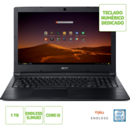 Imagem da oferta Notebook Acer Aspire A315-53-5100 Intel Core I5 4GB 1TB 15,6" Linux