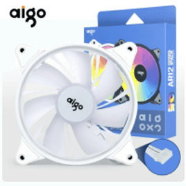 Imagem da oferta Cooler Fan Aigo AR12 120mm RGB sem Controle de LED