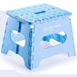 Imagem da oferta Banquinho Multiuso Dobrável Flop Azul Multikids Baby - BB1009