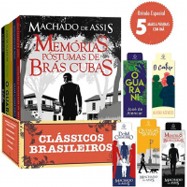 Combo de Livros Grandes Clássicos Brasileiros + Marcador de Página-Exclusivo -Principis