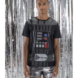 Imagem da oferta Camiseta com Estampa Darth Vader com Capa - Tam PP