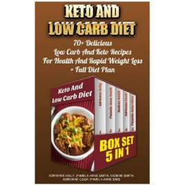 Imagem da oferta Box de Livros Keto And Low Carb Diet 5 em 1 - Vários Autores