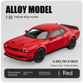 Imagem da oferta Miniatura Escala 1:32 Carro Dodge Challenger com Som e Luz