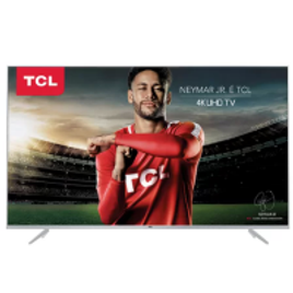 Imagem da oferta Smart TV Ultra HD LED 55'' TCL 4K 3 HDMI 2 USB com Wi-Fi – 55P6US