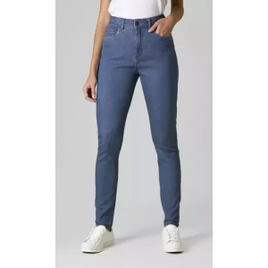 Calça Jeans Feminina Skinny Cintura Alta - Azul