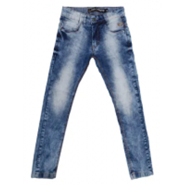 Imagem da oferta Calça Jeans Juvenil Para Menino - Azul