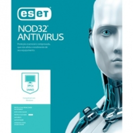 Imagem da oferta ESET Antivírus NOD32 3 PCs - Digital para Download