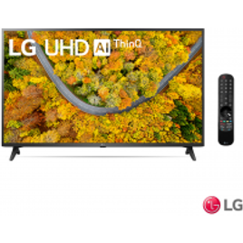 Imagem da oferta Smart TV 4K LG LED 65” com ThinQ AI, Google Assistente, Alexa, Controle Smart Magic e Wi-Fi - 65UP7550PSF
