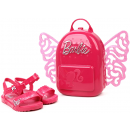 Imagem da oferta Sandália Infantil Grendene Kids Barbie Butterfly Feminina - Rosa e Pink