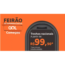 Imagem da oferta Feirão GOL Linhas Aéreas