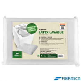 Imagem da oferta Travesseiro de Espuma Látex Sintético Eucaliptus Branco - Fibrasca
