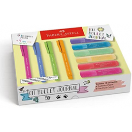 Imagem da oferta Kit Textliner + Fine Pen Colors Faber-Castell Mt46 Edição Limitada 10 Peças