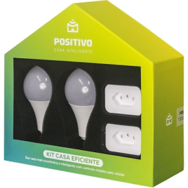 Imagem da oferta Kit Casa Eficiente: 2 Smart Lâmpada Wi-Fi + 2 Smart Plug Wi-fi - Positivo