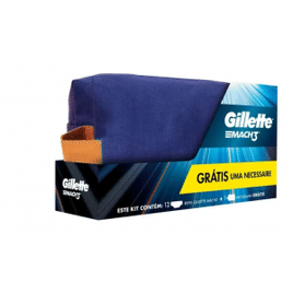 Imagem da oferta Kit 12 Cargas De Aparelho Para Barbear Gillette Mach3 Grátis Nécessaire