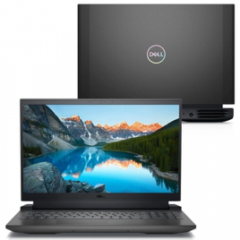 Imagem da oferta Notebook Gamer Dell G15-I1100-A30P 11ª Intel Core i5 8GB 512GB SSD (GeForce RTX 3050 4GB) Tela FHD 15.6" Windows 11- Preto