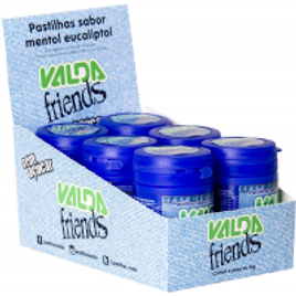 Imagem da oferta Pastilhas Valda Friends - Kit com 6 Potes de 50g