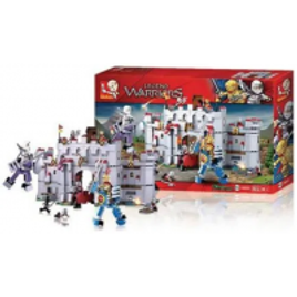 Combo Blocos Cavaleiros Castelo 877 Peças + Forte 280 Peças - BR1344K