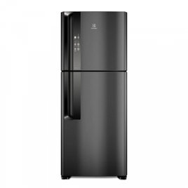 Geladeira Electrolux Frost Free Top Freezer 2 Portas 461L Black Inox - IF55B