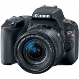 Imagem da oferta Câmera Digital Semiprofissional Canon EOS Rebel SL2 18-55mm f/4-5.6