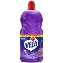 10 Unidades - Limpador Perfumado Veja Lavanda da França 2L