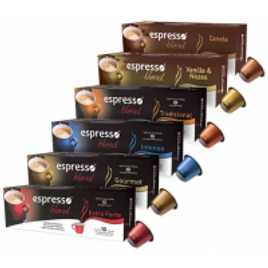 Imagem da oferta Kit Completo Espresso Blend de Cápsulas de Café - Compatível com Nespresso