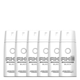 Imagem da oferta Kit Desodorante Antitranspirante Axe Seco Black Aerosol 152ml 6 Unidades