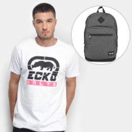 Imagem da oferta Kit Mochila Vibe Brava + Camiseta Ecko Básica Masculina